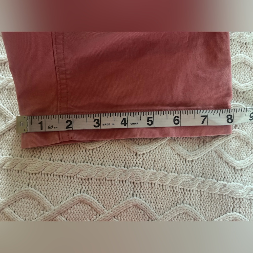 Old Navy Pink Melon Color Women's khaki Cropped Pants size 4 - Picture 5 of 16